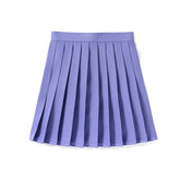Candy Color Pleated Skirt